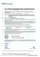 Сертификат взрывобезопасности на продукцию Klay 2000 серии