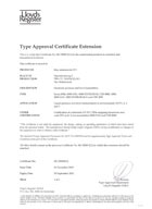 Сертификат соответствия стандартам Lloyd's Register